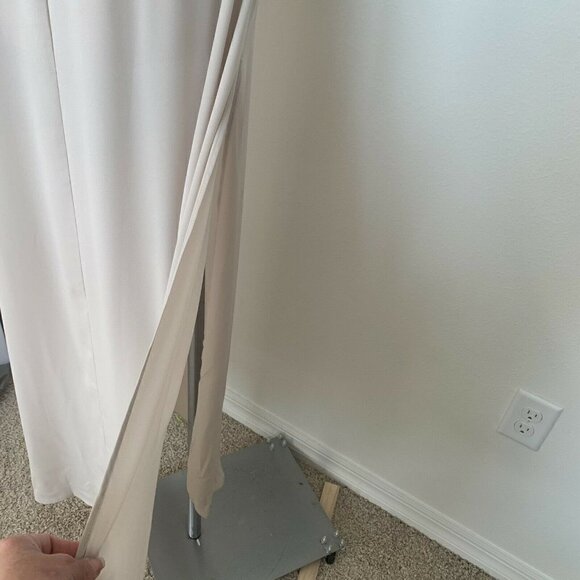 NWT Show Me Your Mumu Hacienda Maxi Dress SMALL Show Me The Ring Crisp beige - Picture 9 of 12